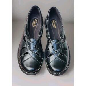 Clarks Bendables Women's Size 7 1/2M Comfort Shoes Leather Upper Balance